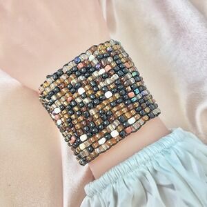 Seed Bead Jewelry Bracelet Handmade Fashion Jewelry Glass Beads Mexico Art